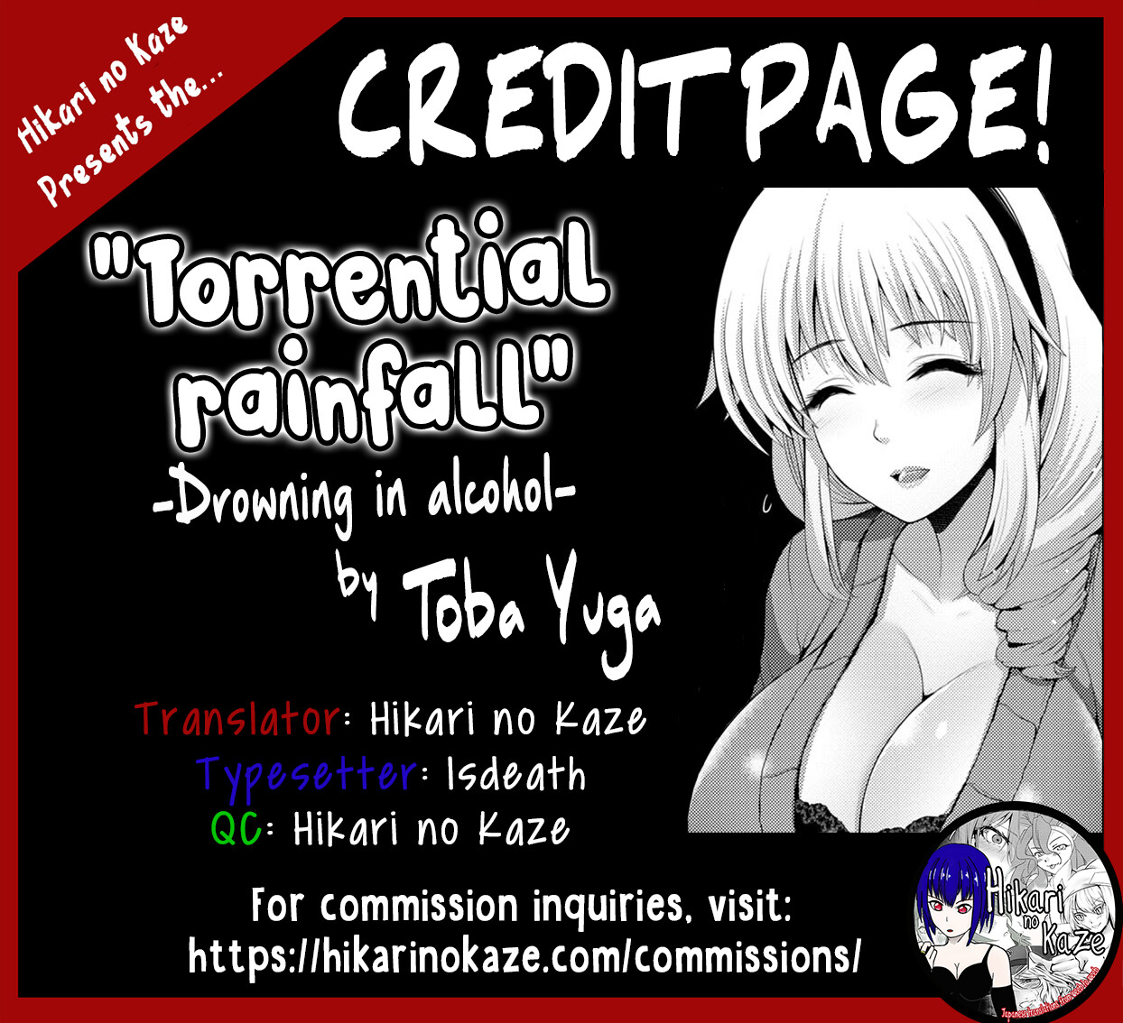 Hentai Manga Comic-Torrential rainfall -drowning in alcohol--Read-21